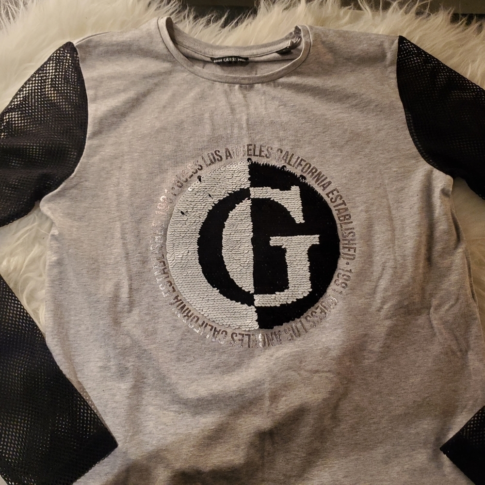 Guess sequin shirt